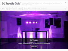 Tablet Screenshot of djtrouble-dmv.com